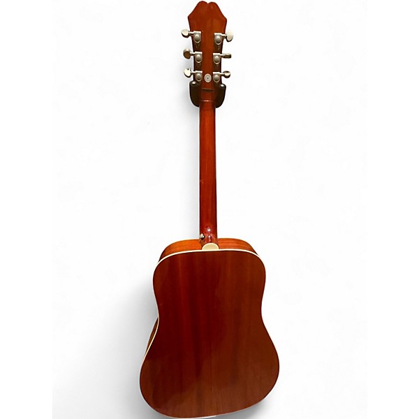 Used Epiphone Hummingbird Pro 2 Tone Sunburst Acoustic Electric Guitar