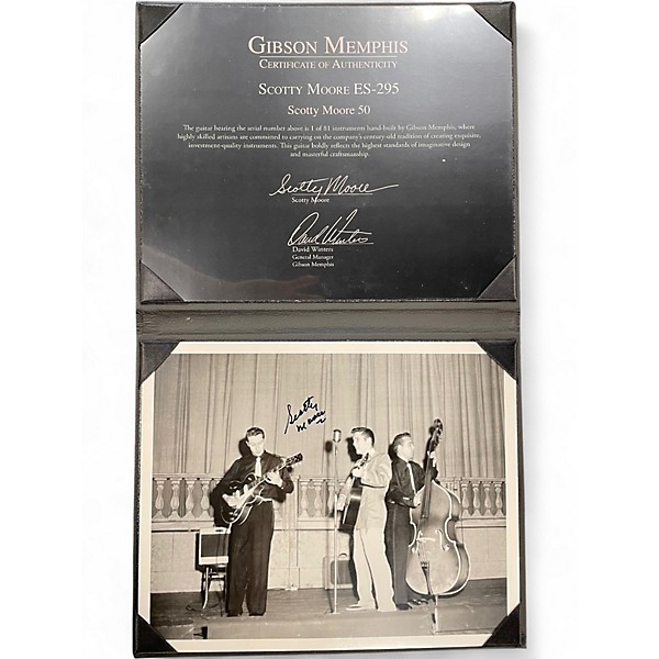 Used 2013 Gibson ES-295 Scotty Moore 50/81 Gold Hollow Body Electric Guitar