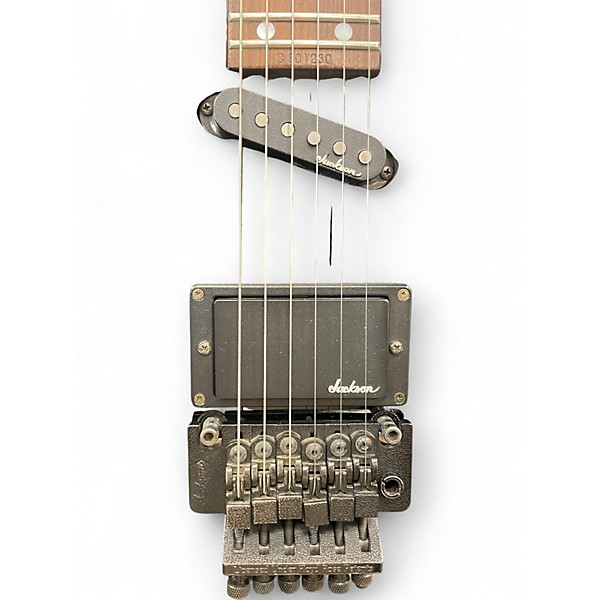 Vintage 1987 Charvel Model 5fx-T Black Solid Body Electric Guitar