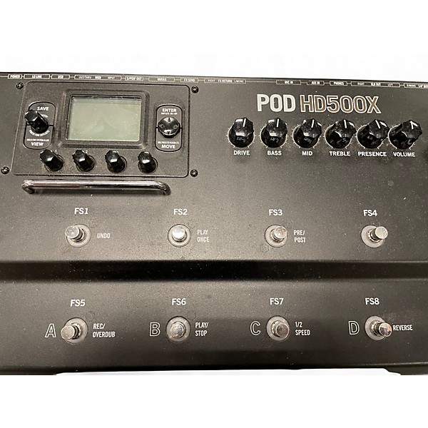 Used Line 6 Pod HD500X Amp Modeler Effect Processor