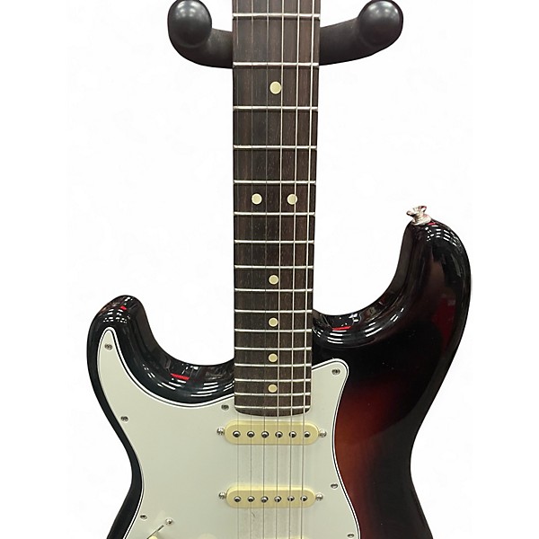 Used Fender Player II Stratocaster Left Handed 3 Color Sunburst Solid Body Electric Guitar