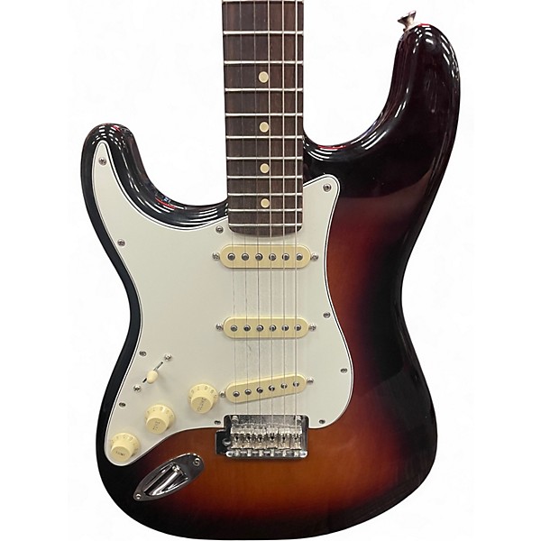 Used Fender Player II Stratocaster Left Handed 3 Color Sunburst Solid Body Electric Guitar