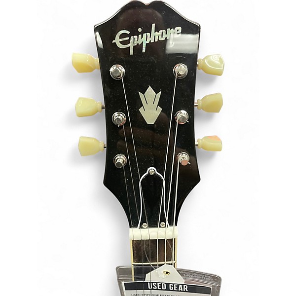Used Epiphone ES335 IG Left Handed Vintage Sunburst Solid Body Electric Guitar