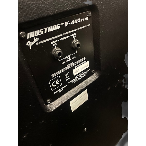 Used Fender Mustang V V2 412 4x12 Guitar Cabinet