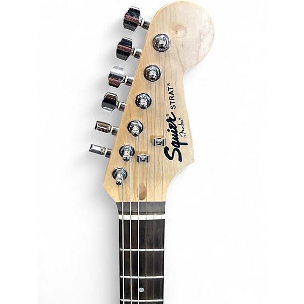 Used Squier Standard Stratocaster 3 Color Sunburst Solid Body Electric Guitar