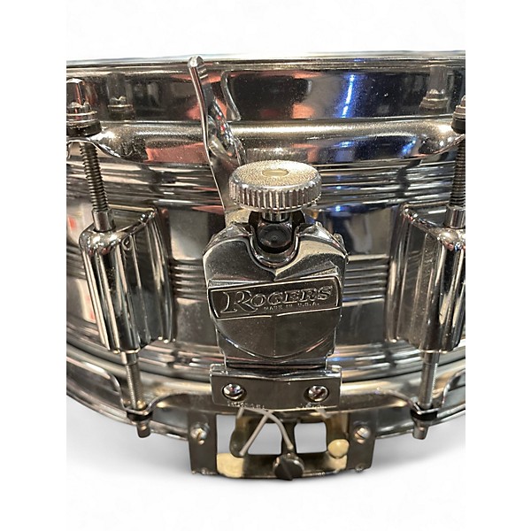 Used Rogers 14in DynaSonic Chrome Over Brass Drum