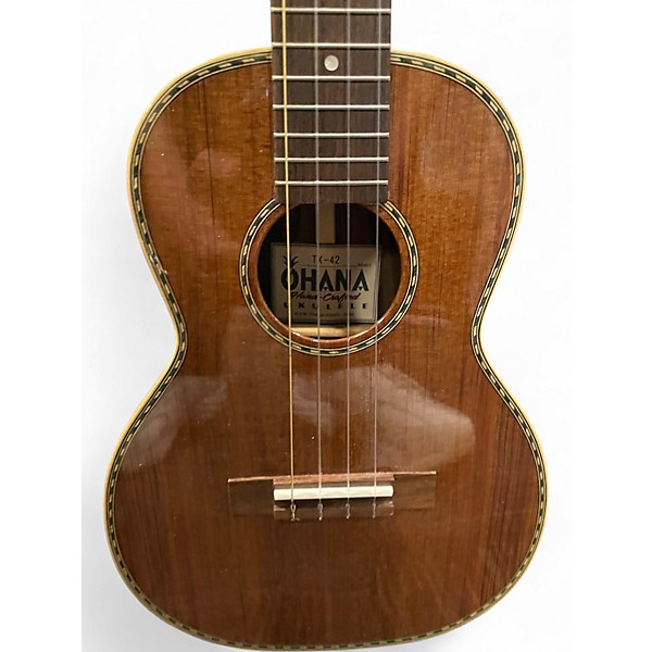 Used Ohana TK-42 Red Sinker Ukulele