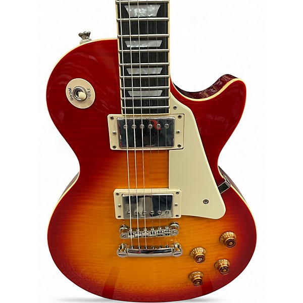 Used Epiphone Les Paul Standard Pro Cherry Sunburst Solid Body Electric Guitar