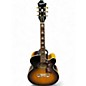 Used Epiphone J-200 EC STUDIO Vintage Sunburst Acoustic Electric Guitar thumbnail