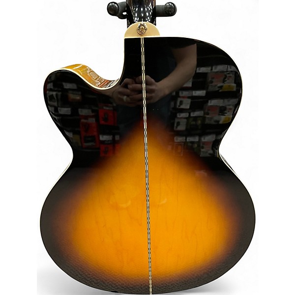 Used Epiphone J-200 EC STUDIO Vintage Sunburst Acoustic Electric Guitar