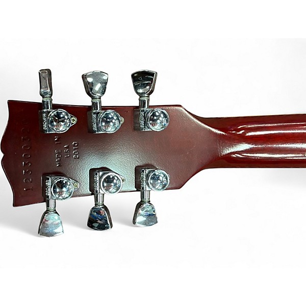 Used 2010 Gibson Les Paul Traditional Wine Red Solid Body Electric Guitar