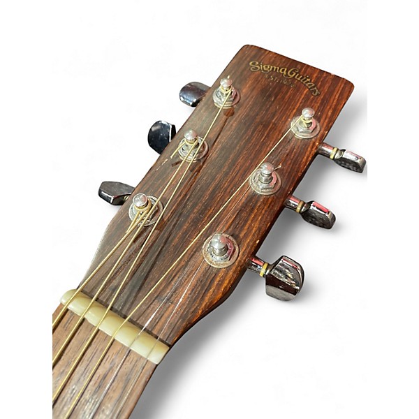 Vintage 1980s Sigma Guitars DM-4Y Natural Acoustic Guitar