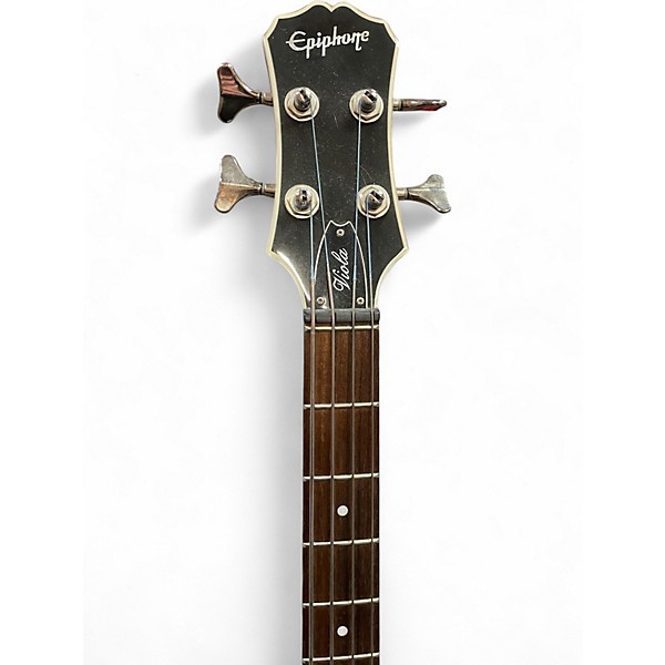 Used Epiphone Viola Sunburst Electric Bass Guitar