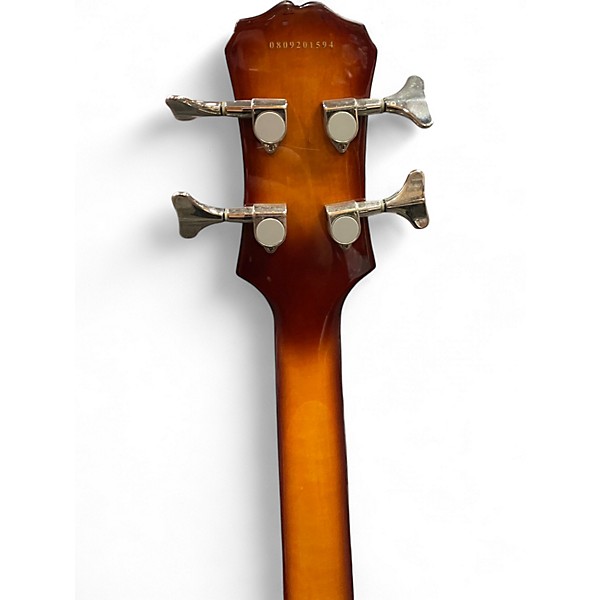 Used Epiphone Viola Sunburst Electric Bass Guitar