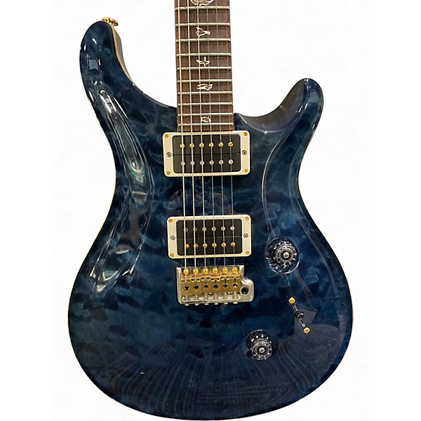 Used PRS Custom 24 10 Top Whale Blue Solid Body Electric Guitar