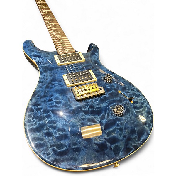 Used PRS Custom 24 10 Top Whale Blue Solid Body Electric Guitar