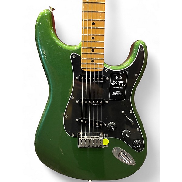 Used 2025 Fender Player II Modified Harvest Green Metallic Solid Body Electric Guitar