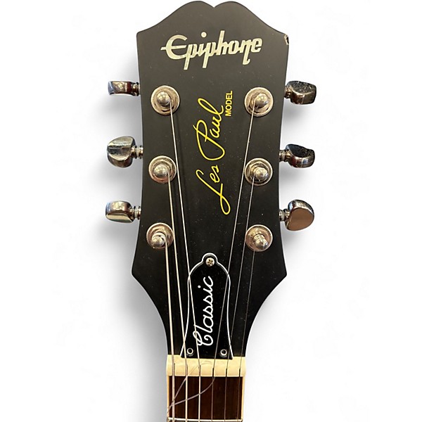 Used Epiphone Les Paul Classic Cherry Sunburst Solid Body Electric Guitar
