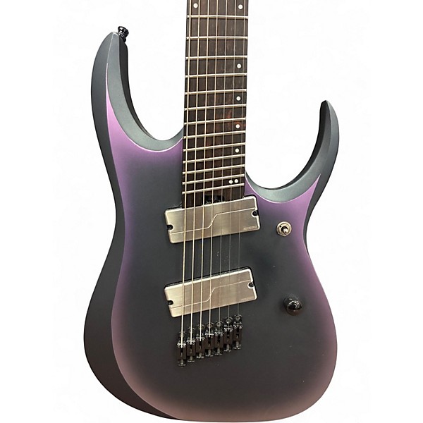 Used Ibanez RGD71ALMS Black Aurora Solid Body Electric Guitar