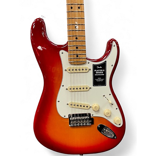 Used Fender player II stratocaster cherry burst Solid Body Electric Guitar