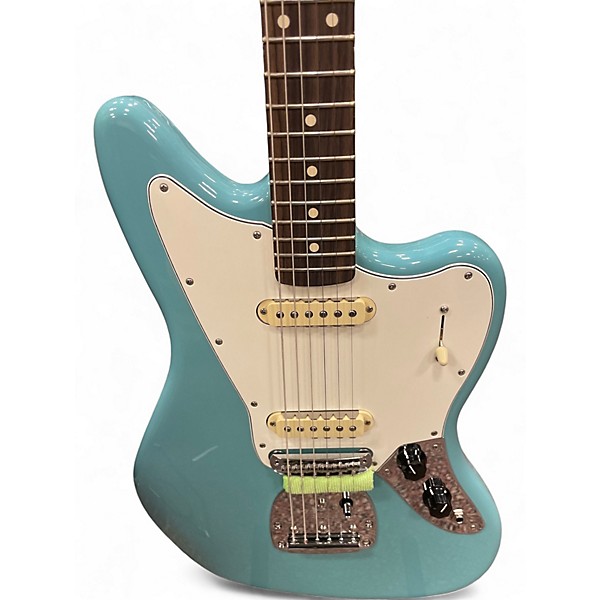 Used Fender Jaguar Aquatone Blue Solid Body Electric Guitar