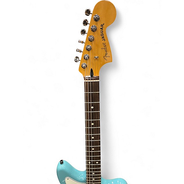 Used Fender Jaguar Aquatone Blue Solid Body Electric Guitar
