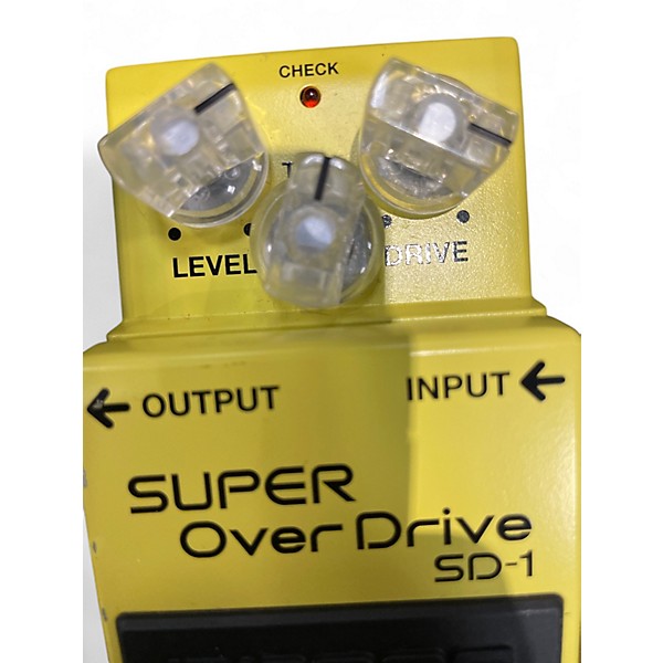 Used BOSS SD1 Super Overdrive Effect Pedal