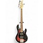 Used Sterling by Music Man Ray5 5 String Ruby Red Burst Satin Electric Bass Guitar thumbnail