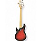Used Sterling by Music Man Ray5 5 String Ruby Red Burst Satin Electric Bass Guitar