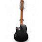 Used Ovation 2751AX Standard Balladeer 12-String Black 12 String Acoustic Electric Guitar