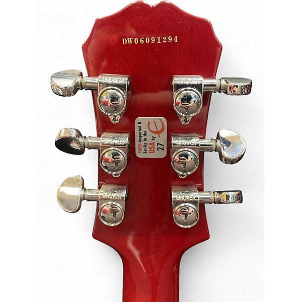 Used Epiphone Les Paul Standard Left Handed Cherry Sunburst Electric Guitar