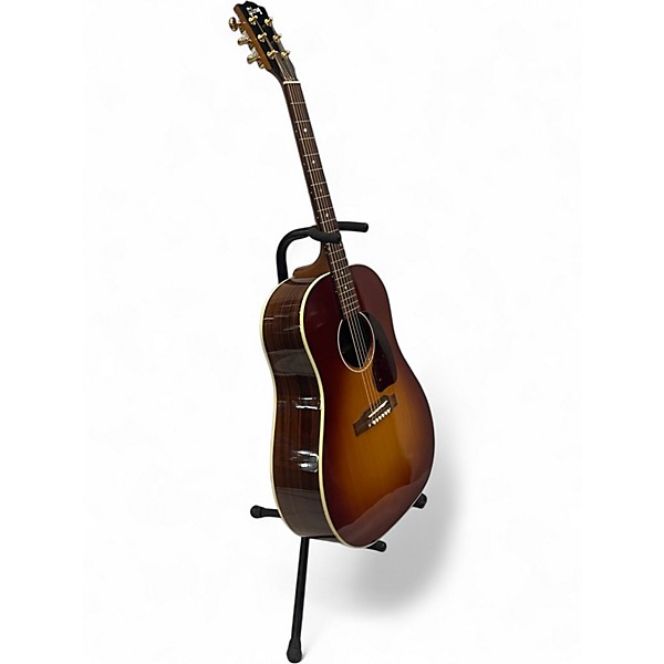 Used 2024 Gibson J45 Rosewood Rosewood Burst Acoustic Electric Guitar