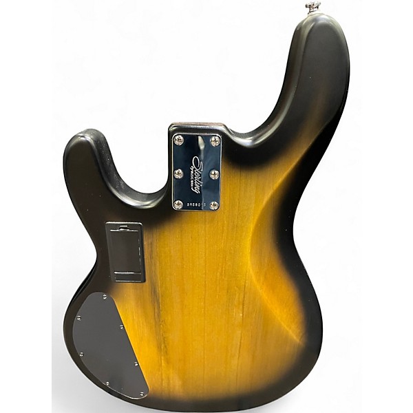 Used Sterling by Music Man STINGRAY 4 HH Natural Burst Electric Bass Guitar