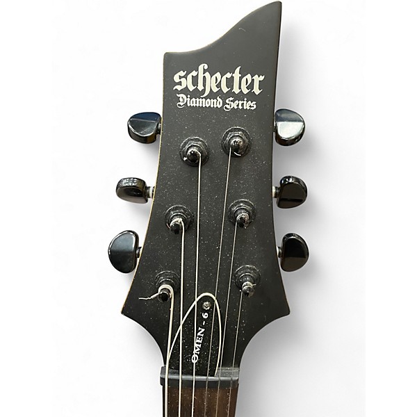 Used Schecter Guitar Research Omen 6 Red Solid Body Electric Guitar