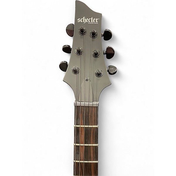 Used 2025 Schecter Guitar Research C1 Platinum Blackout Solid Body Electric Guitar