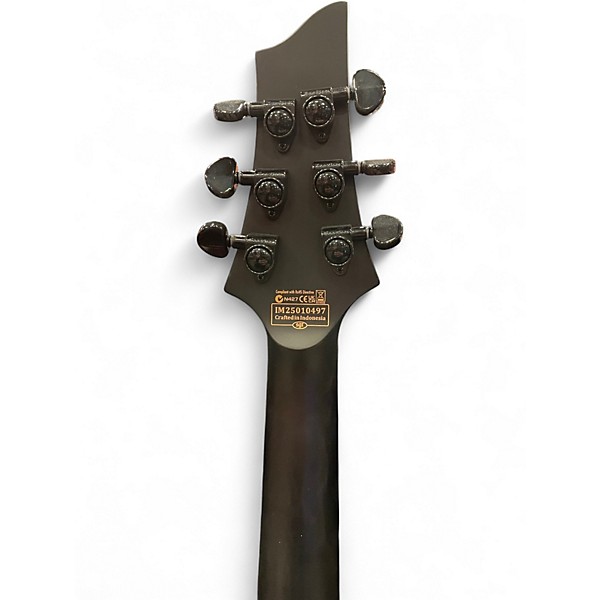 Used 2025 Schecter Guitar Research C1 Platinum Blackout Solid Body Electric Guitar