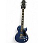 Used 2022 Epiphone Les Paul Modern Radio Blue Metallic Solid Body Electric Guitar