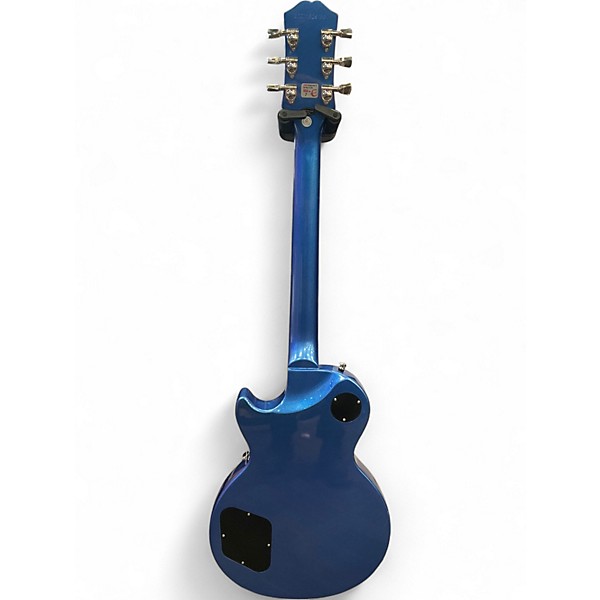Used 2022 Epiphone Les Paul Modern Radio Blue Metallic Solid Body Electric Guitar