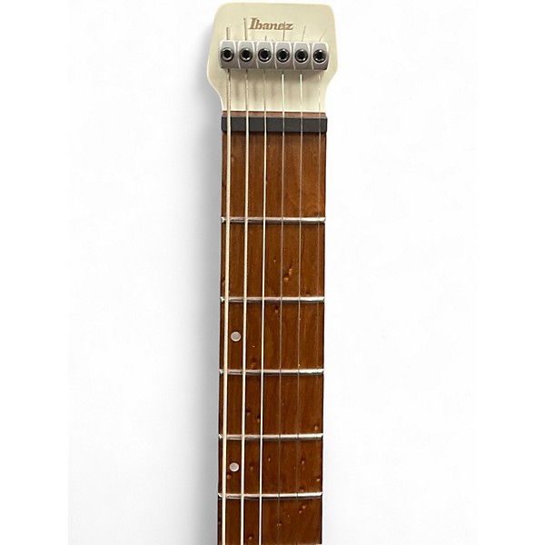 Used Ibanez Ichika Signature Vintage White Matte Solid Body Electric Guitar