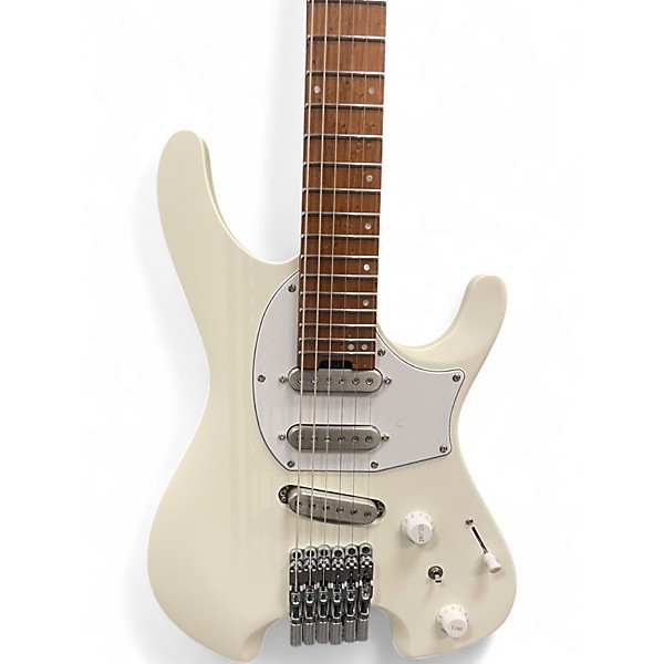 Used Ibanez Ichika Signature Vintage White Matte Solid Body Electric Guitar