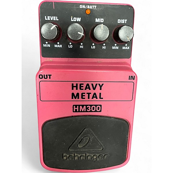 Used Behringer HM300 Heavy Metal Distortion Effect Pedal