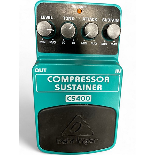 Used Behringer CS400 Compressor Sustainer Effect Pedal
