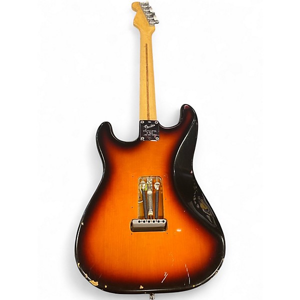 Vintage 1994 Fender Standard Stratocaster Plus 2 Color Sunburst Solid Body Electric Guitar