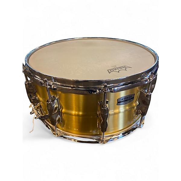 Used Yamaha 14X6.5 RECORDING CUSTOM   BRASS Drum