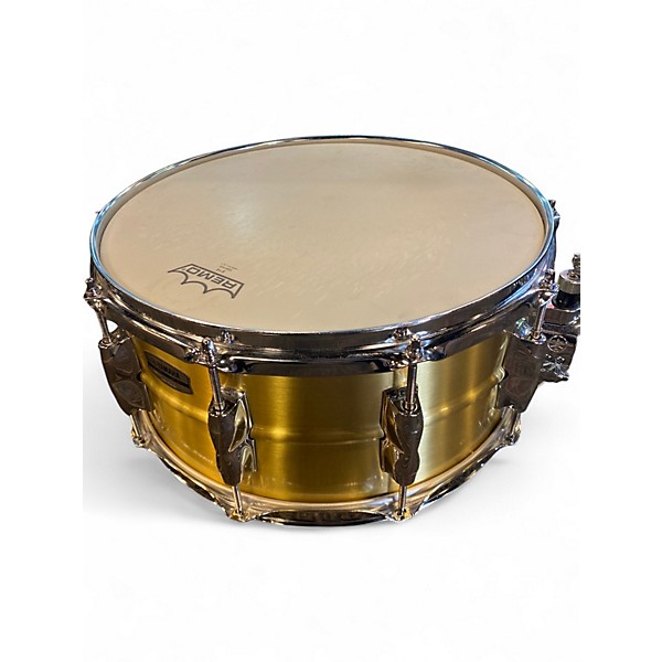 Used Yamaha 14X6.5 RECORDING CUSTOM   BRASS Drum
