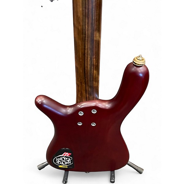 Used Warwick Streamer TEAM BUILT GPS NOS Satin Red Electric Bass Guitar