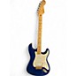 Used Fender Deluxe Stratocaster Blue Solid Body Electric Guitar thumbnail