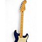 Used Fender Deluxe Stratocaster Blue Solid Body Electric Guitar