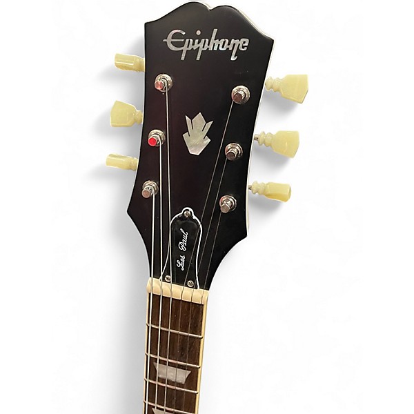 Used Epiphone 61' LES PAUL SG INSPIRED BY GIBSON AGED CLASSIC WHITE Solid Body Electric Guitar