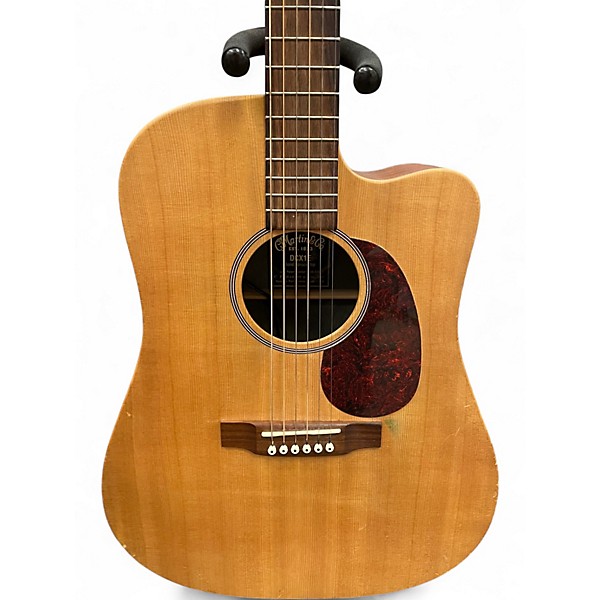 Used 2010 Martin DCX1E Brown Acoustic Electric Guitar